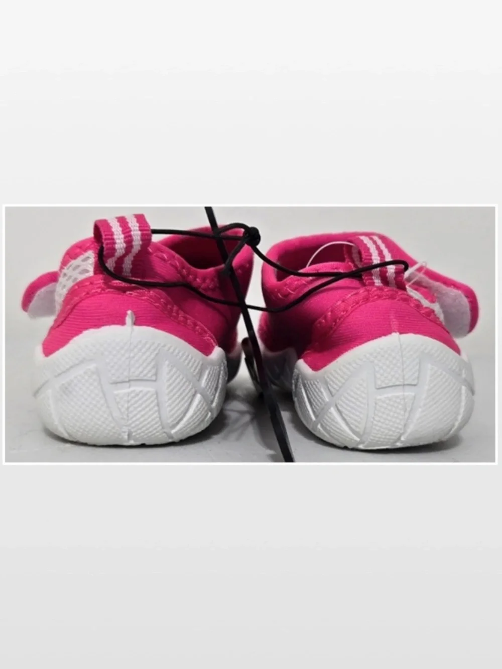 New Wave Zone Water Shoes Girls Size 6 Toddlers Pink White Mesh Kids NWT